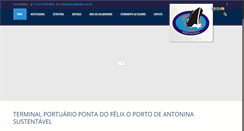 Desktop Screenshot of pontadofelix.com.br