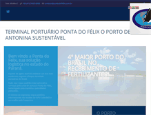 Tablet Screenshot of pontadofelix.com.br